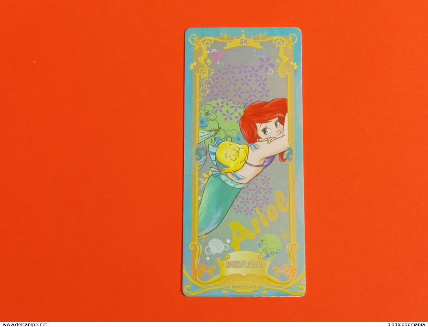 1 Trading Card Officielle 56 X 128 Mm Neuve Sortie Des Booster Carte Disney Princesse Sr N° 31 Ariel La Petite Sirene - Disney