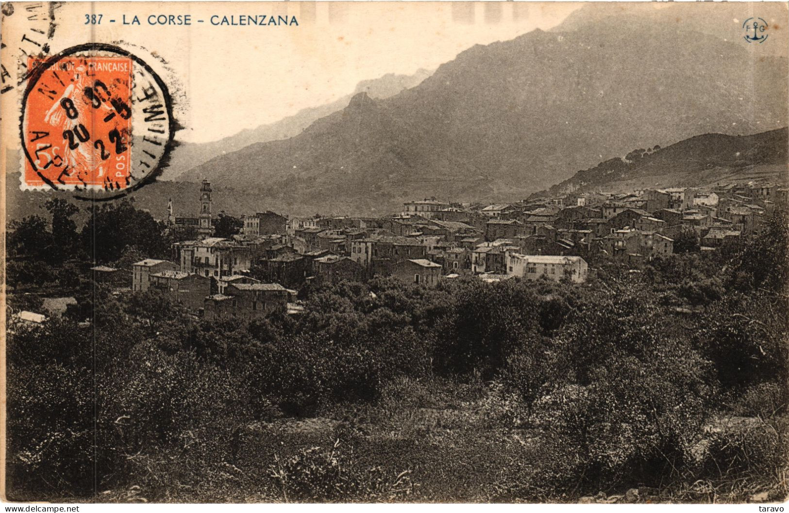 CORSE - CALENZANA (Balagne) - Lot De 6 Cpa : Vues Différentes Du Village - Calvi