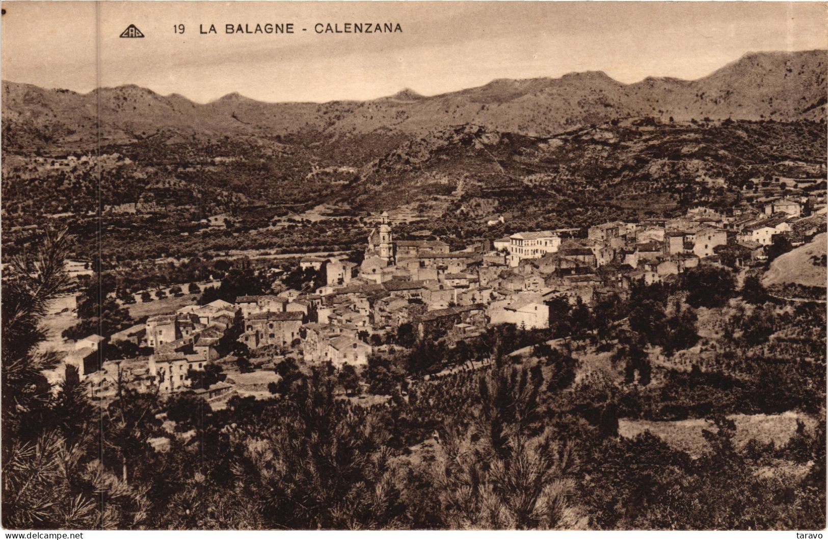 CORSE - CALENZANA (Balagne) - Lot De 6 Cpa : Vues Différentes Du Village - Calvi