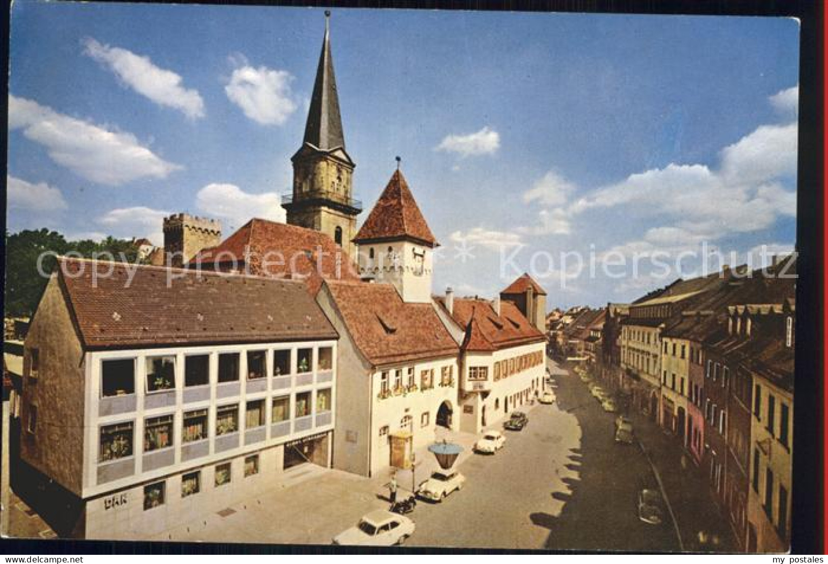 72249260 Marktredwitz Teilansicht Kirche Rathaus Marktredwitz - Marktredwitz