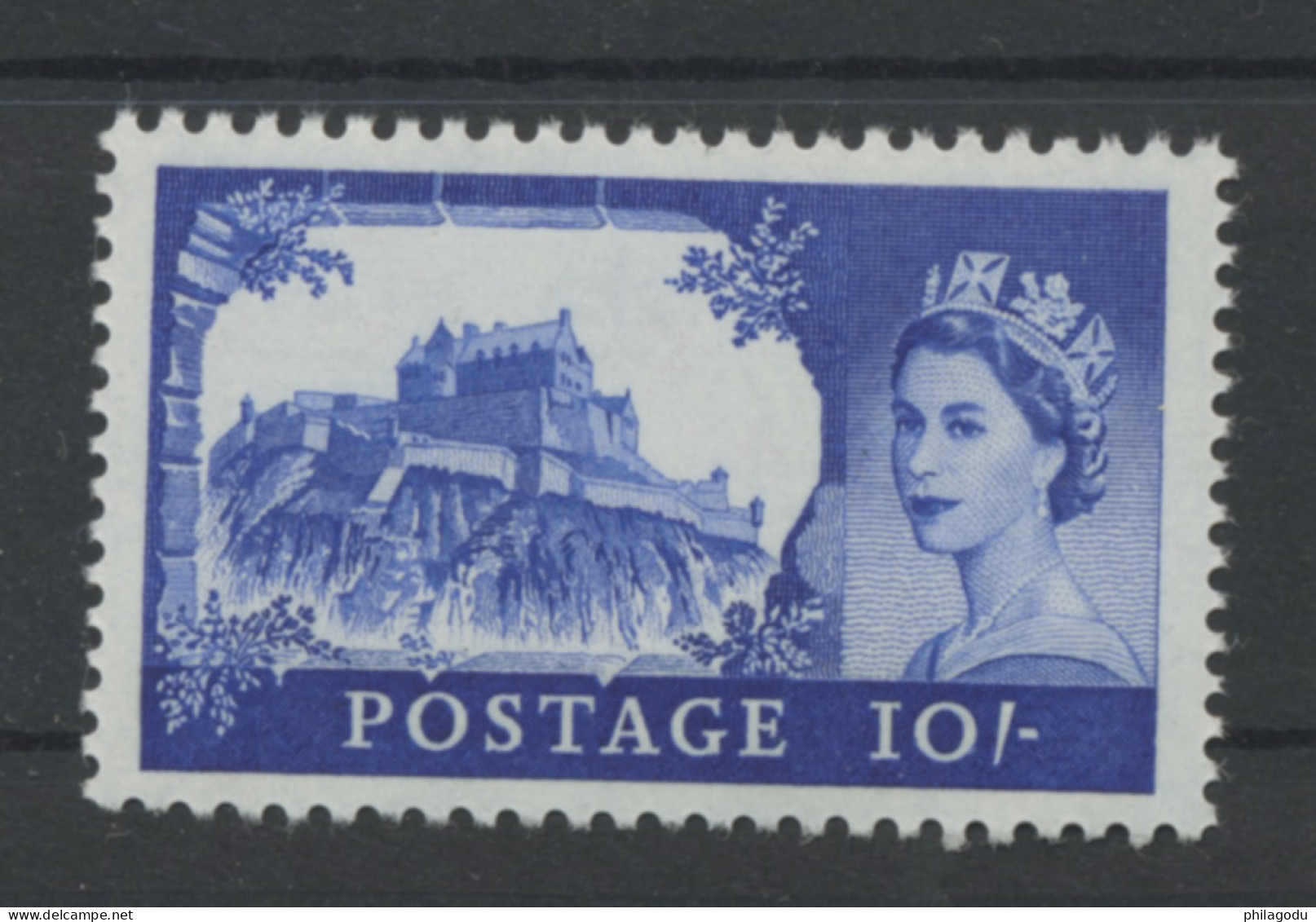 1959 Definitive Châteaux  Fil Crowns ** Y&T  351/354  Luxe Cote  ? - Ungebraucht