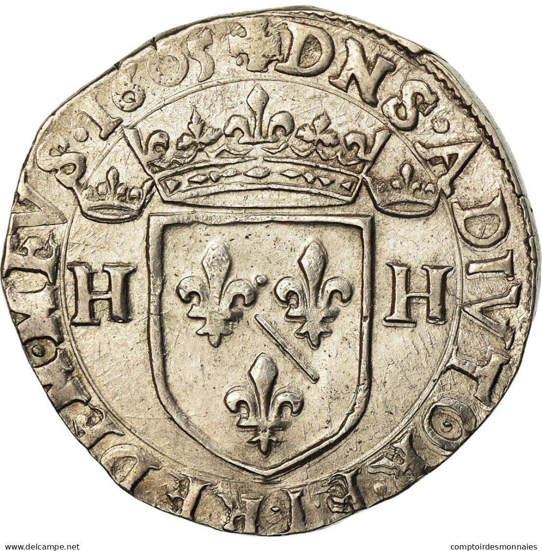 Monnaie, FRENCH STATES, DOMBES, Henri II De Montpensier, Teston, 1605, SUP - Sonstige & Ohne Zuordnung