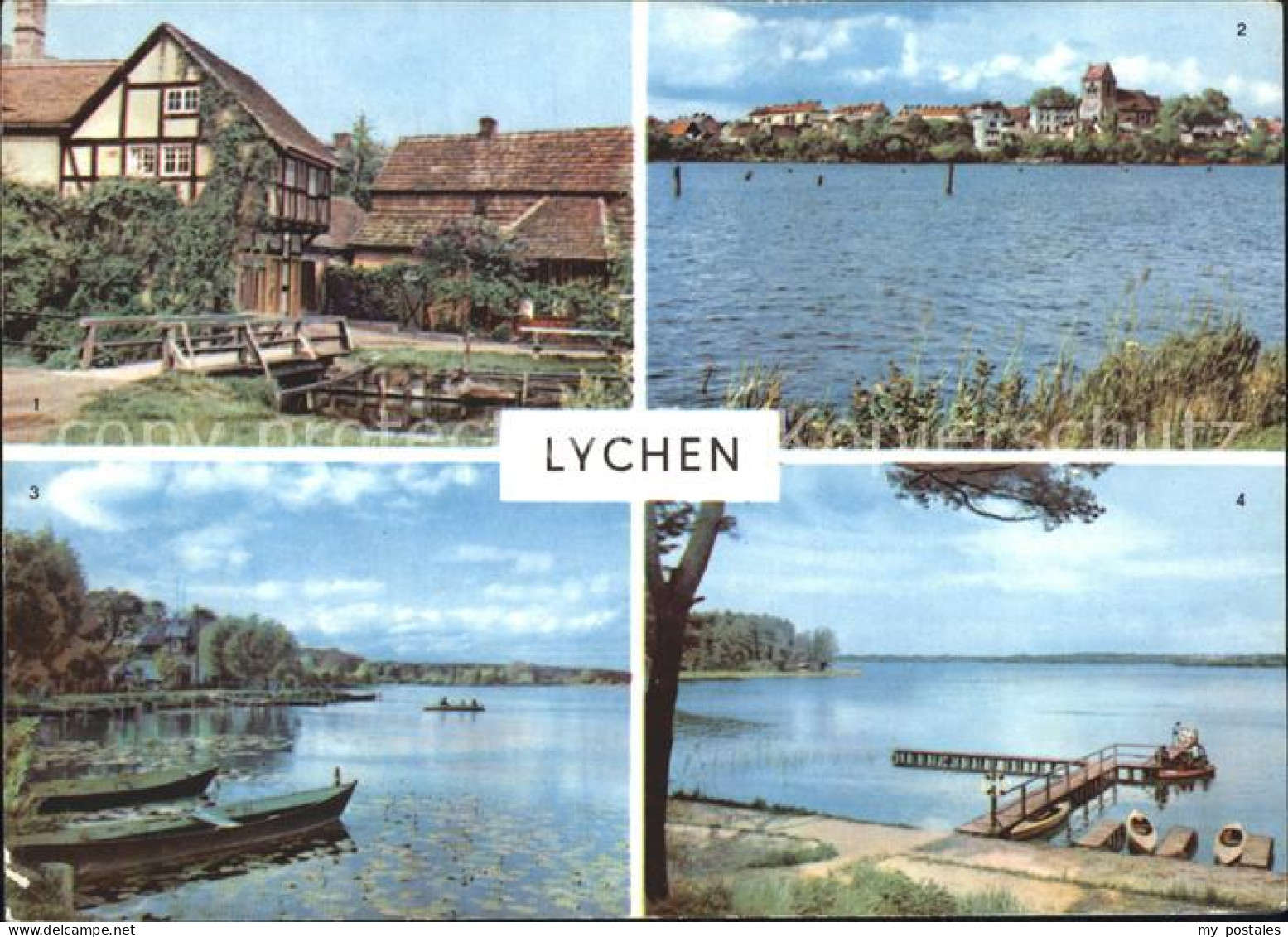 72249205 Lychen Malerwinkel Stadtsee Grosser Lychensee Steg Lychen - Lychen