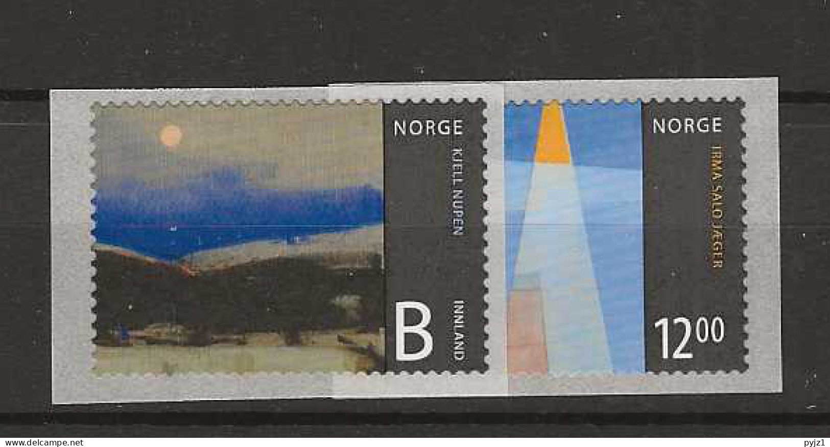 2009 MNH Norway, Mi 1671-72 Postfris** - Unused Stamps