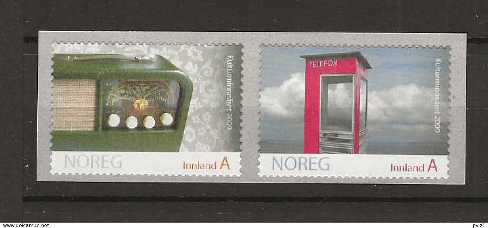 2009 MNH Norway, Mi 1691-92 Postfris** - Unused Stamps