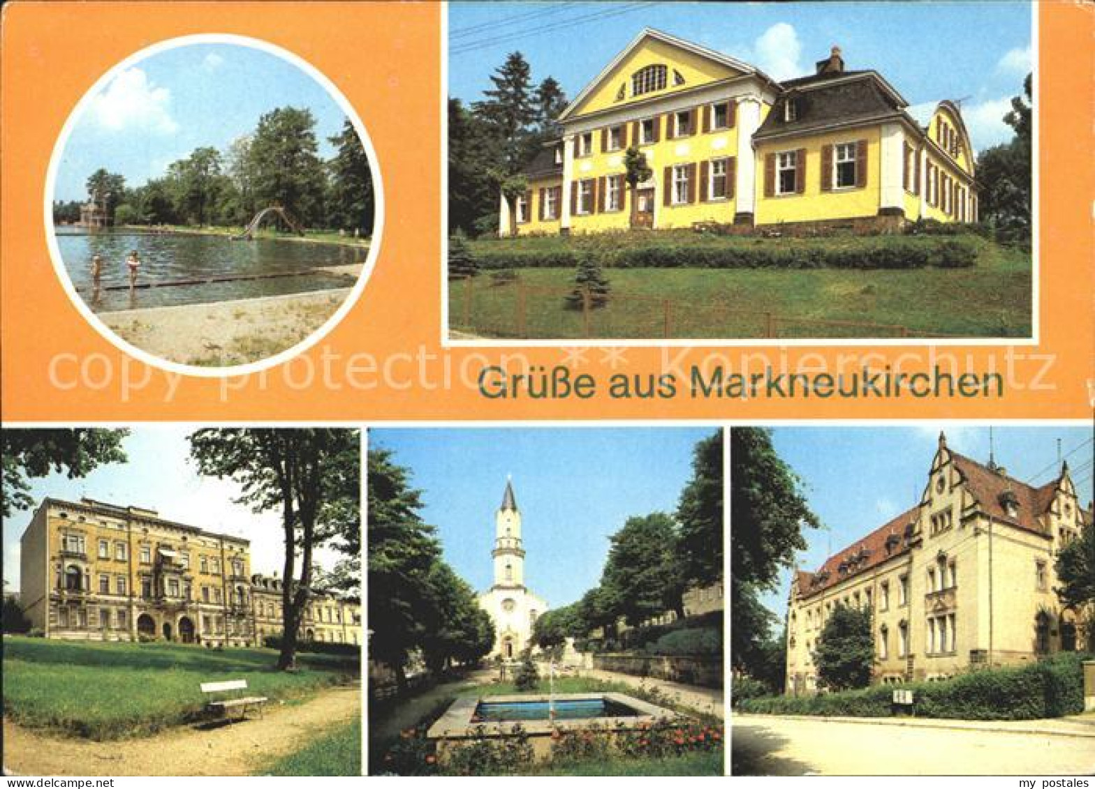 72248547 Markneukirchen Rudolf Thiele Bad Kinderkrippe Lutherplatz Kirche Musiks - Markneukirchen