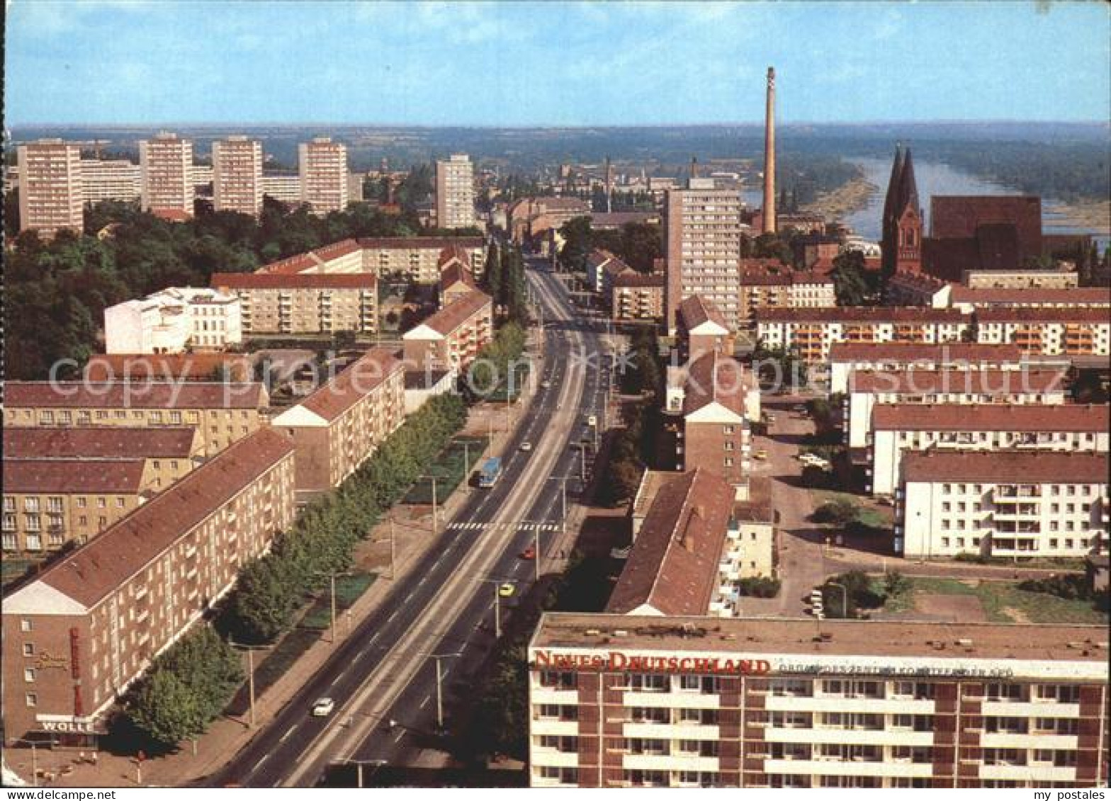 72248537 Frankfurt Oder Blick Vom Hochhaus Zur Karl Marx Strasse Frankfurt - Frankfurt A. D. Oder