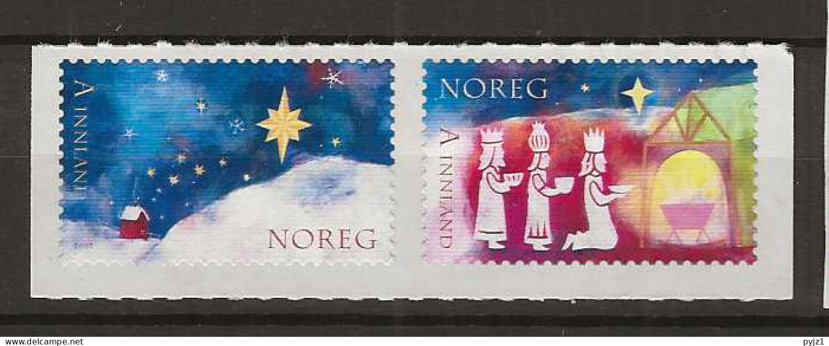 2007 MNH Norway, Mi 1633-34 Postfris** - Nuevos