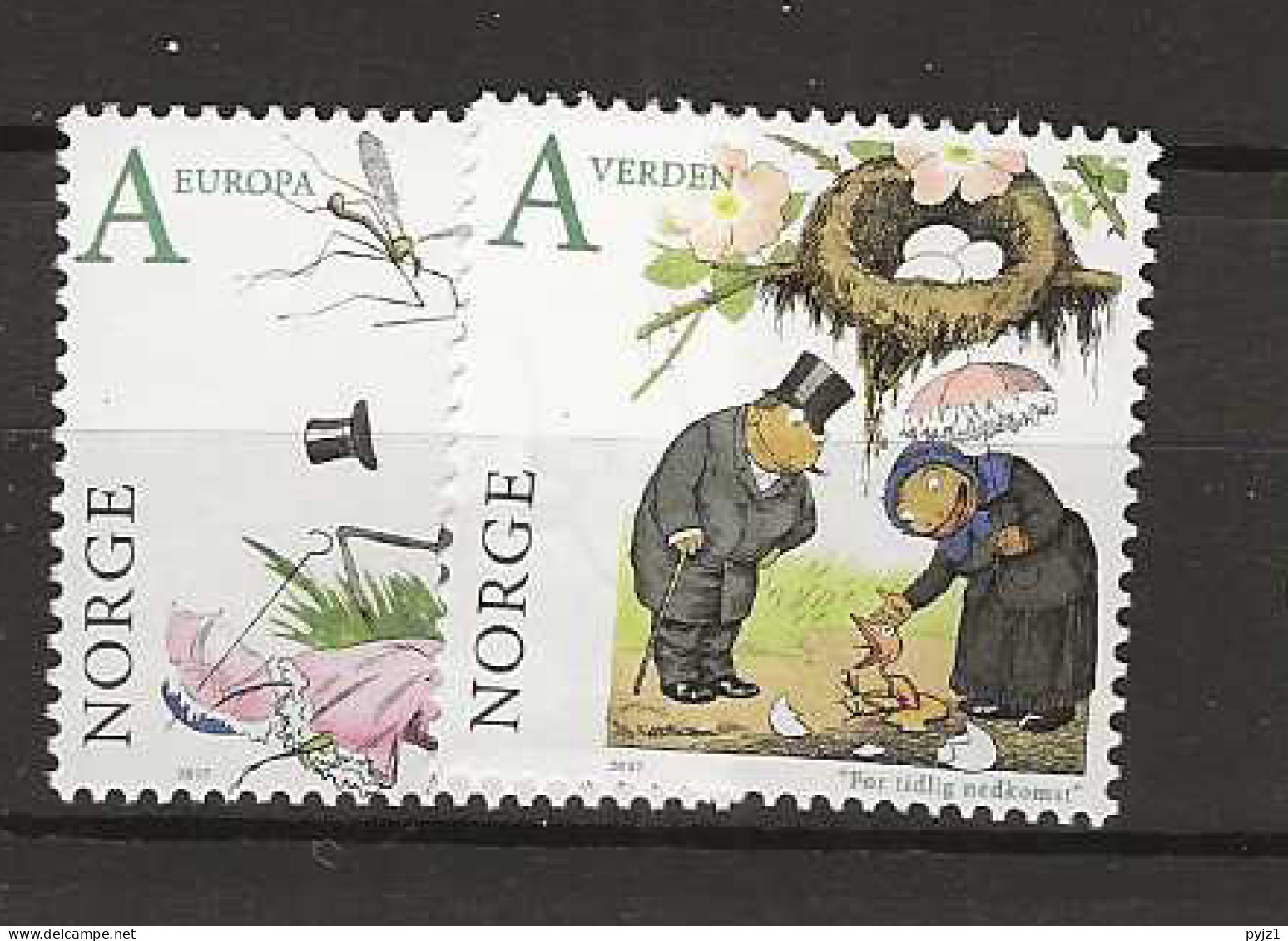 2007 MNH Norway, Mi 1607-08 Postfris** - Neufs