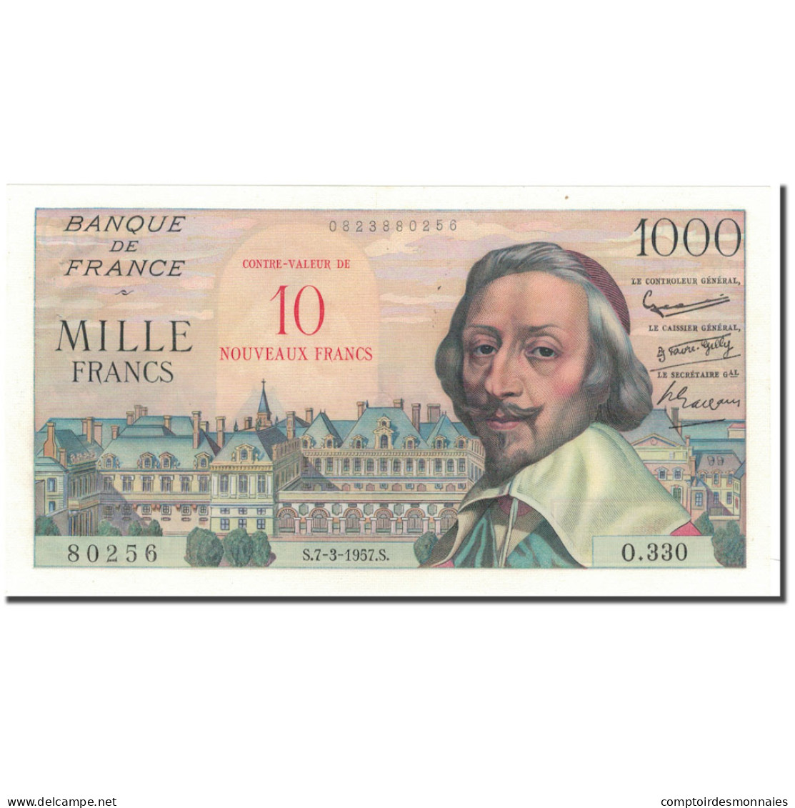 France, 10 Nouveaux Francs On 1000 Francs, 10 NF 1959-1963 ''Richelieu'' - 10 NF 1959-1963 ''Richelieu''