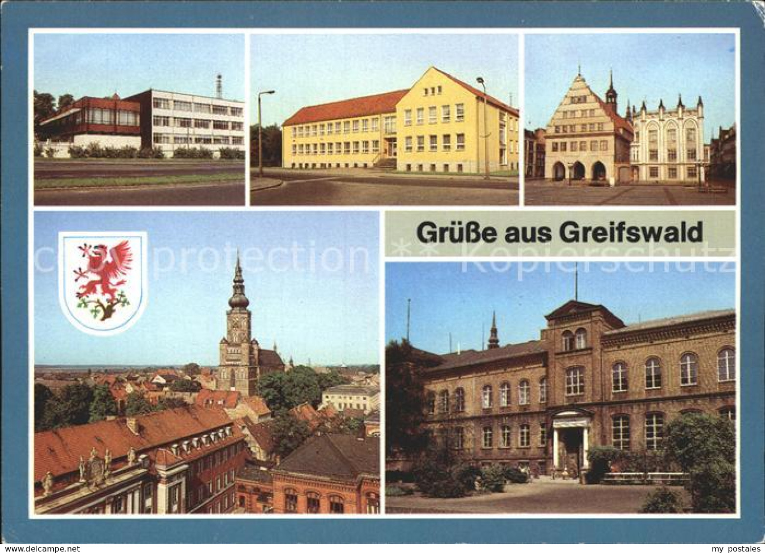 72247748 Greifswald Mecklenburg Vorpommern Mensa Haus Der Gewerkschaft Rathaus K - Greifswald