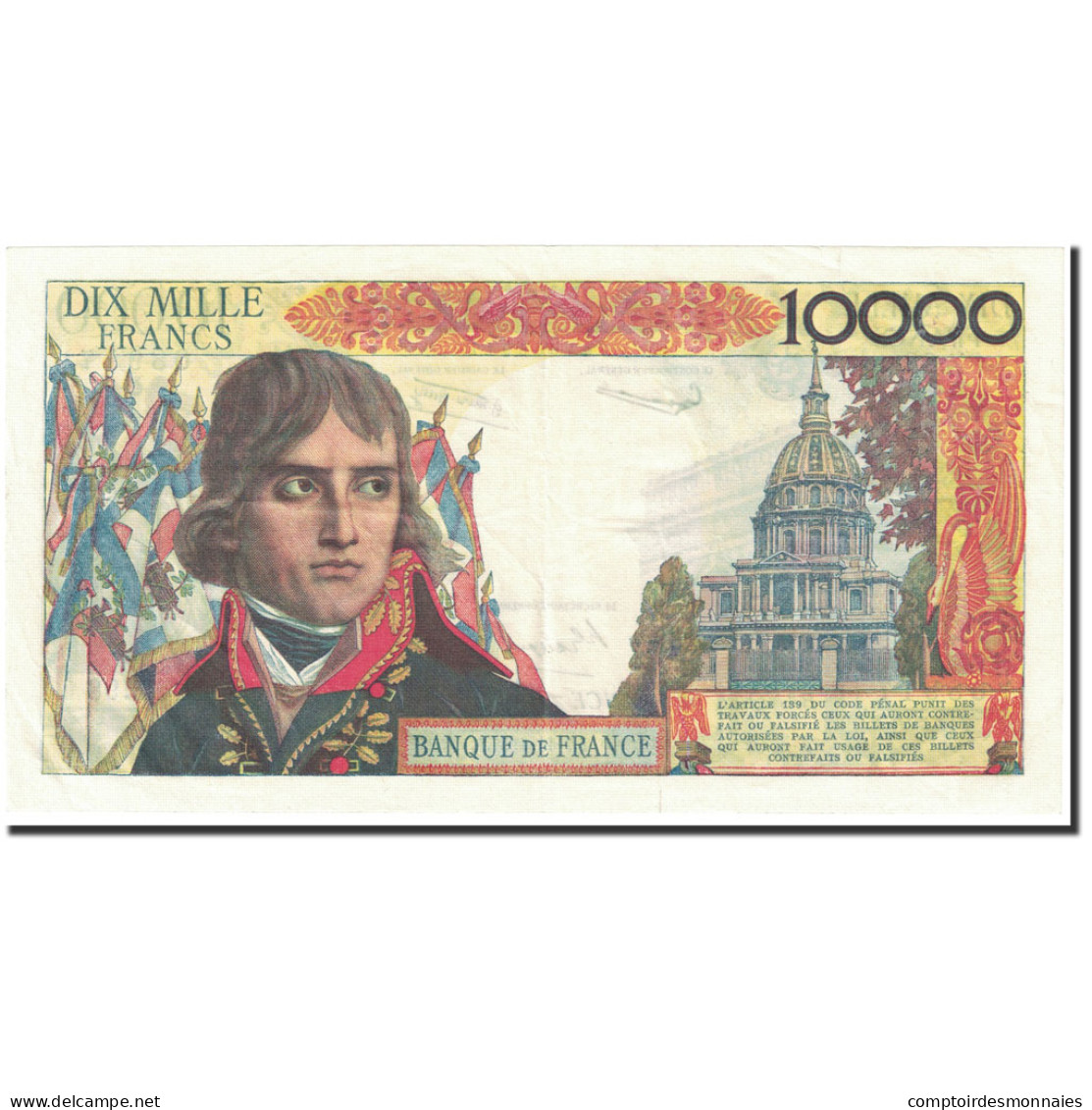 France, 10,000 Francs, 10 000 F 1955-1958 ''Bonaparte'', 1957, 1957-11-07, TTB+ - 10 000 F 1955-1958 ''Bonaparte''