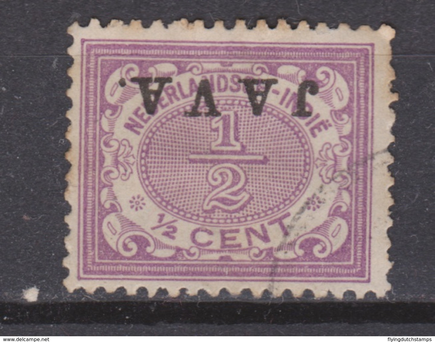 Nr 63 F Used JAVA KOPSTAAND 1908 ; NETHERLANDS INDIES PER PIECE NEDERLANDS INDIE PER STUK - Niederländisch-Indien