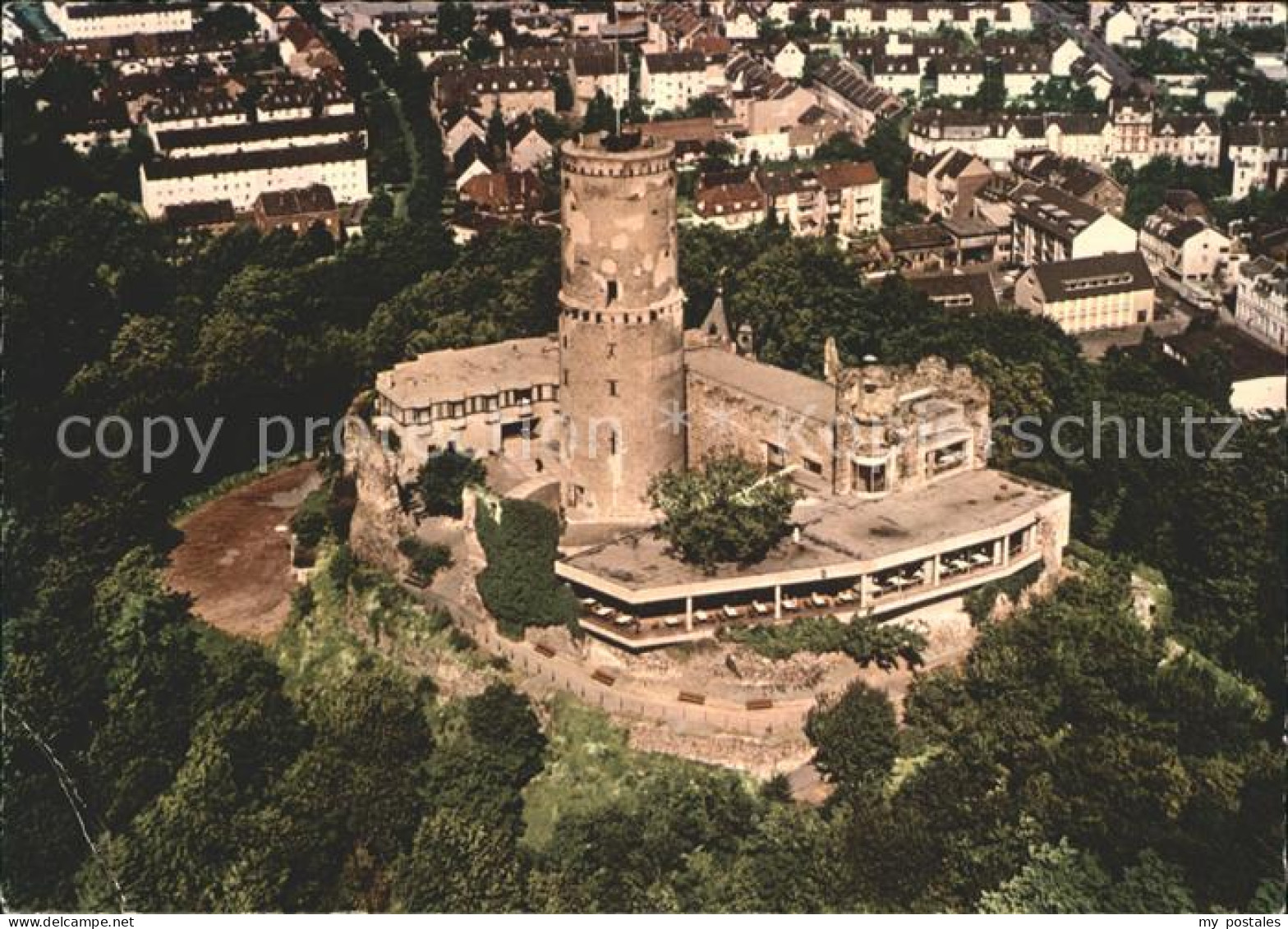 72247352 Bad Godesberg Fliegeraufnahme Godesburg Bad Godesberg - Bonn