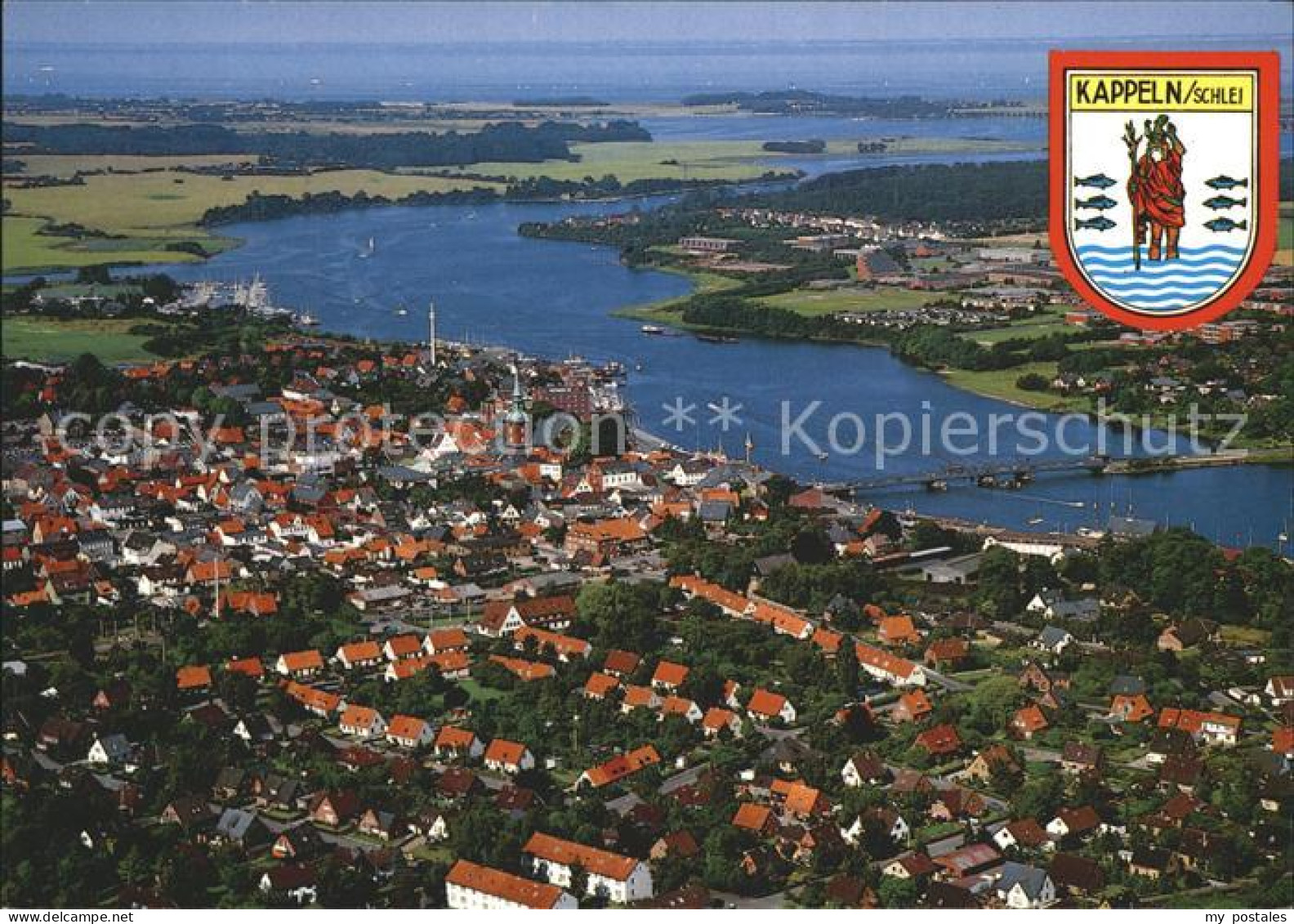 72247350 Kappeln Schlei Fliegeraufnahme Ellenberg - Kappeln / Schlei