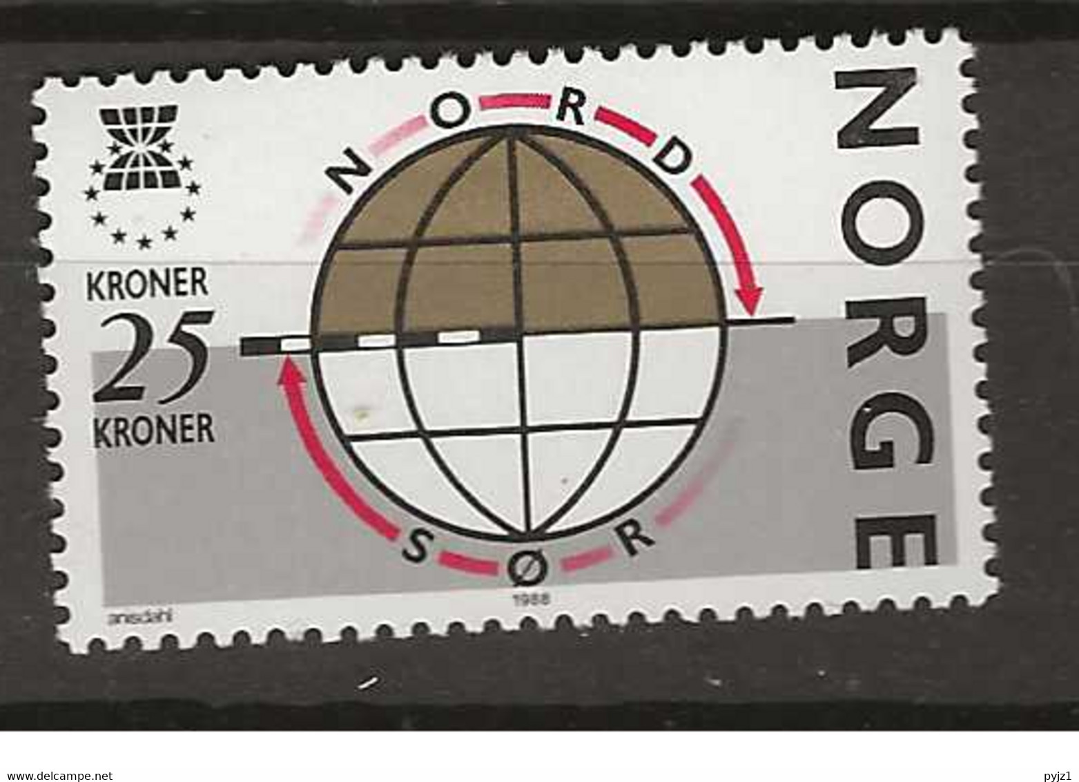 1988 MNH Norway, Mi 995 Postfris** - Ungebraucht