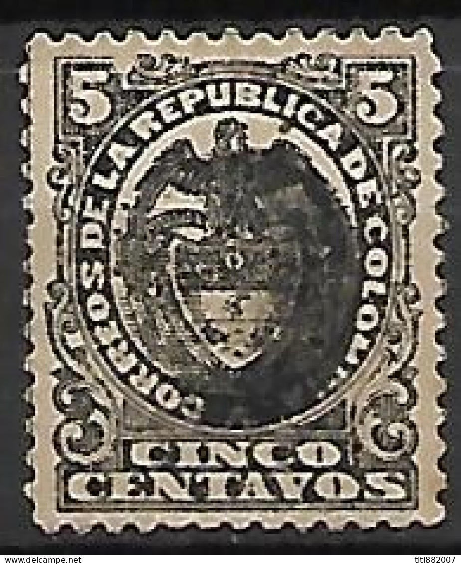 COLOMBIE   -  1892 .  Y&T N° 102 Oblitéré. - Colombia