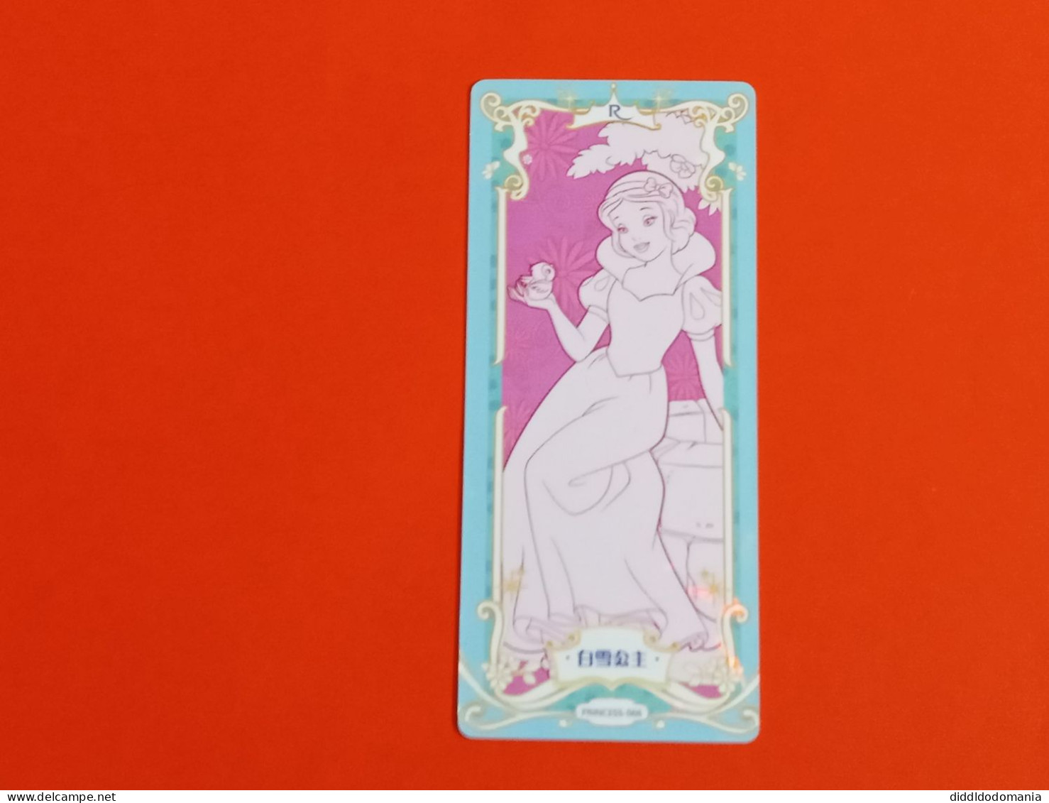 1 Trading Card Officielle 56 X 128 Mm Neuve Sortie Des Booster Carte Disney Princesse R N° 66 Blanche Neige - Disney