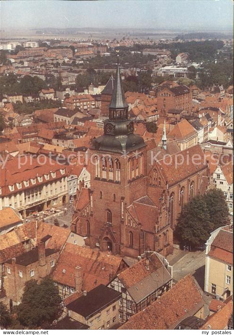 72247163 Guestrow Mecklenburg Vorpommern Pfarrkirche St Marien Luftbildserie Int - Güstrow