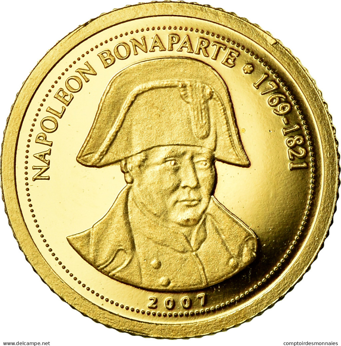 Monnaie, CONGO, DEMOCRATIC REPUBLIC, Napoléon Bonaparte, 1500 Francs CFA, 2007 - Congo (República Democrática 1998)