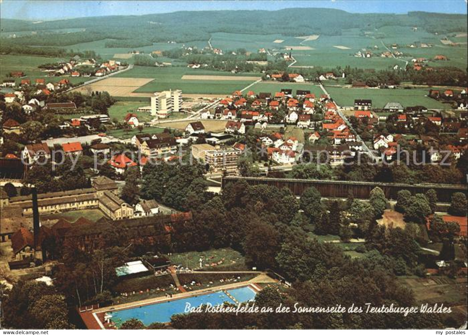 72246825 Bad Rothenfelde Schwimmbad Teutoburger Wald Fliegeraufnahme Bad Rothenf - Bad Rothenfelde