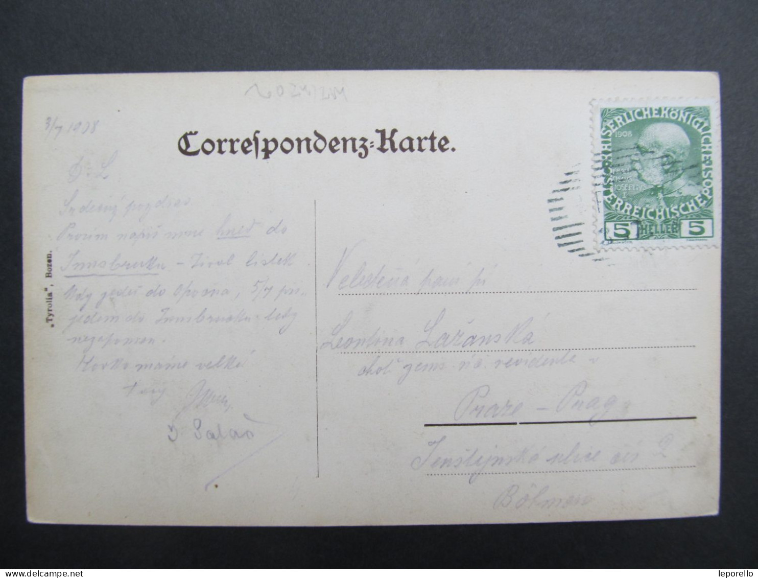 AK WENNS B. Imst 1907 / D*58837 - Imst