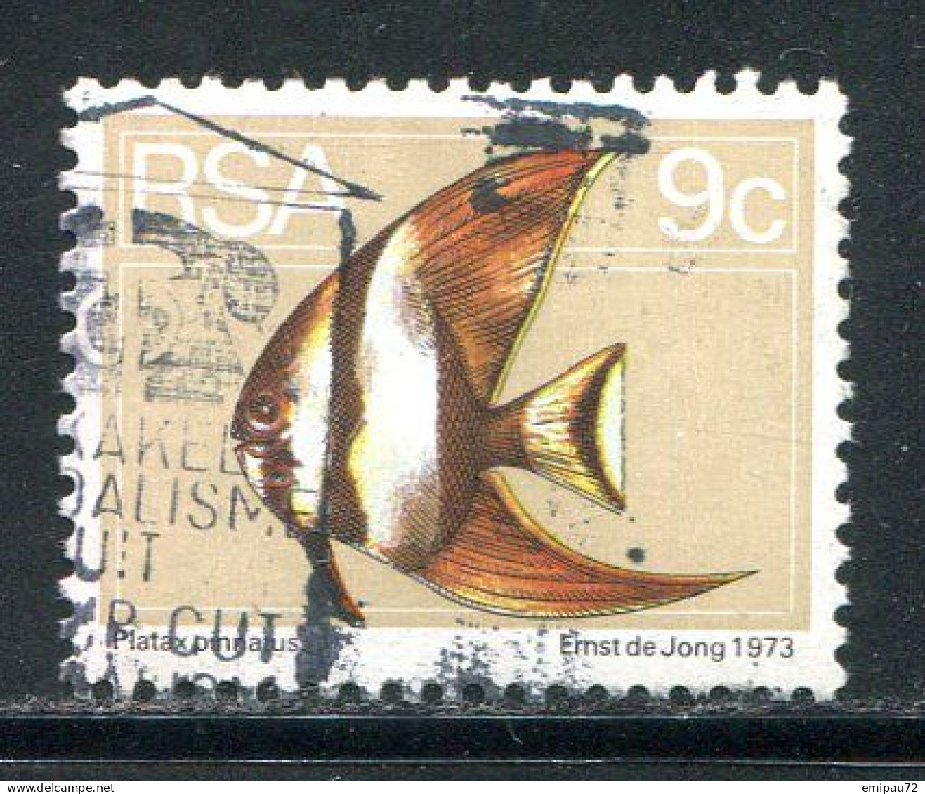 AFRIQUE DU SUD- Y&T N°366- Oblitéré (poisson) - Used Stamps