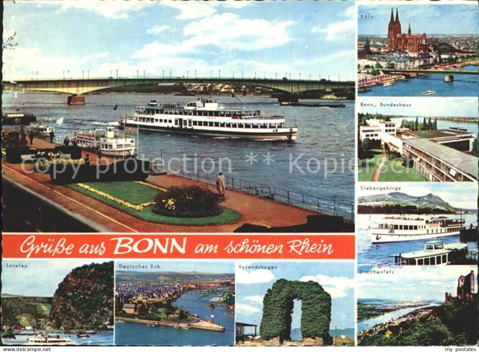 72246303 Bonn Rhein Loreley Deutsches Eck Drachenfels Bad Godesberg - Bonn