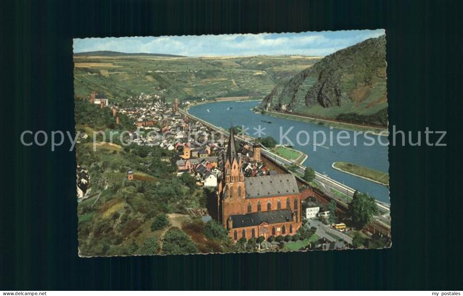 72246265 Oberwesel Rhein Panorama Mit Kirche Oberwesel - Oberwesel