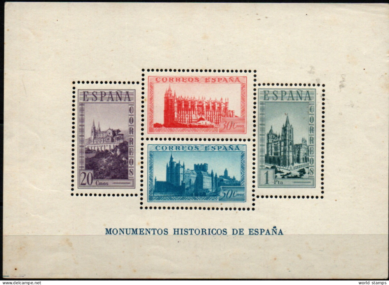 ESPAGNE 1938 * 2 SCAN - Blocs & Hojas