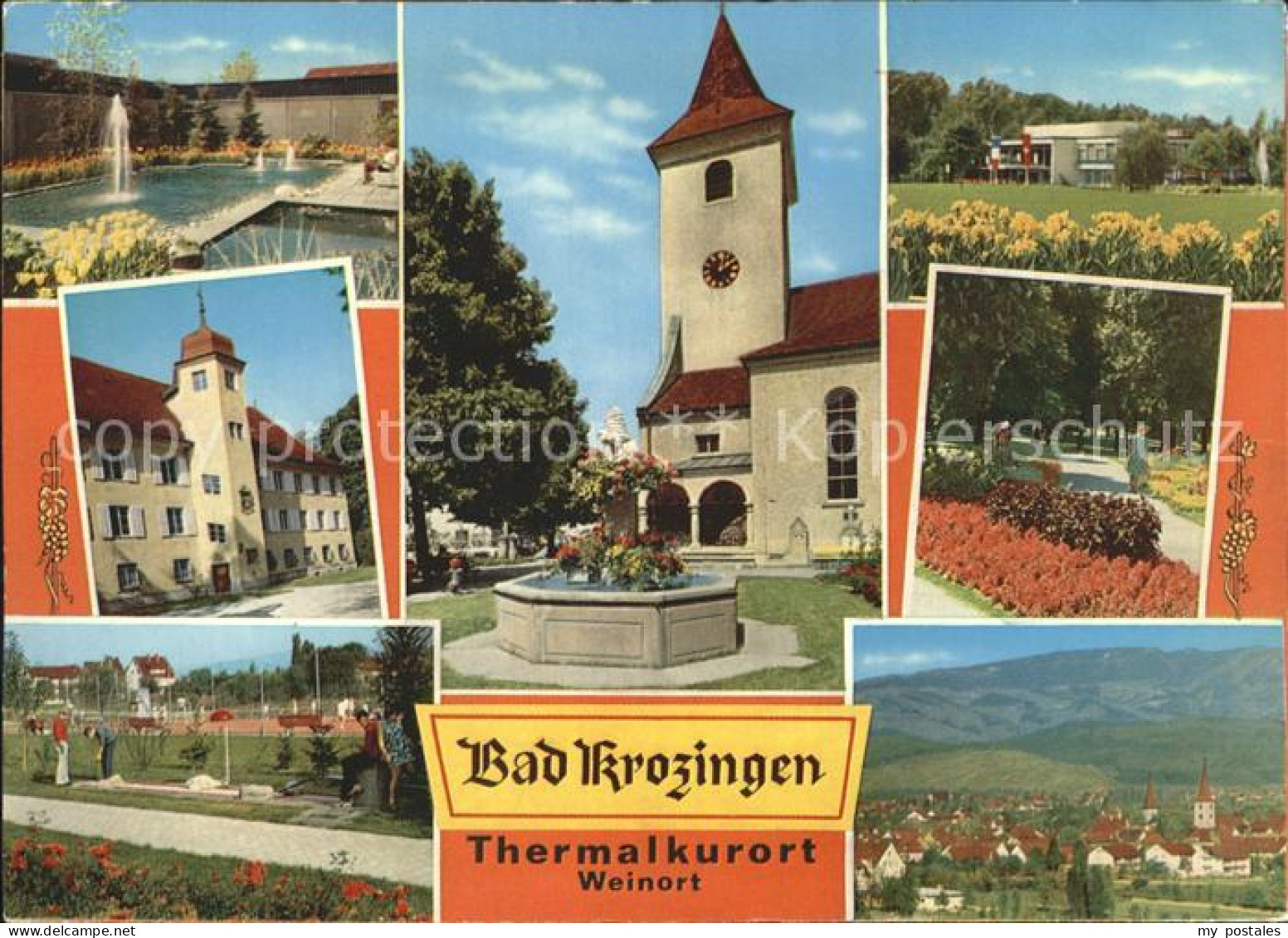 72245335 Bad Krozingen Thermalbad Minigolf Brunnen Gesamtansicht Bad Krozingen - Bad Krozingen