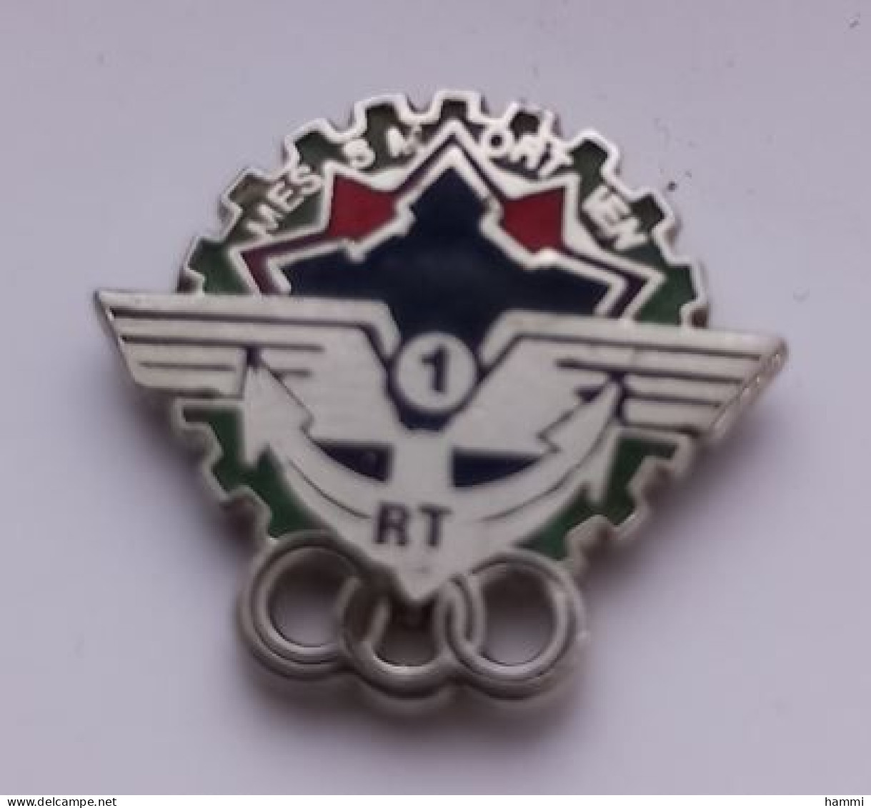 P01 Pin's Armée  1e RT Régiment Militaire ??  Achat Immédiat - Militaria