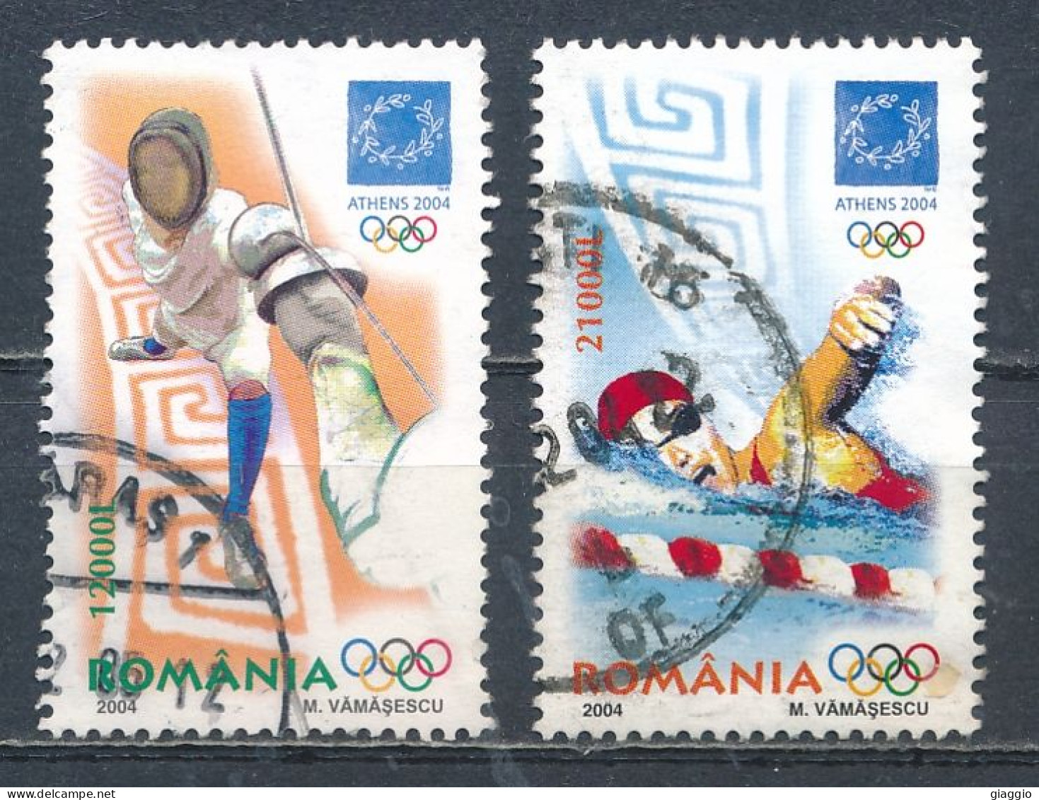 °°° ROMANIA - Y&T N° 4906/7 - 2004 °°° - Used Stamps