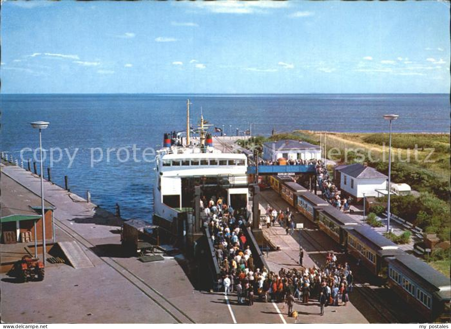 72245098 Borkum Nordseebad Faehre Hafen Borkum - Borkum