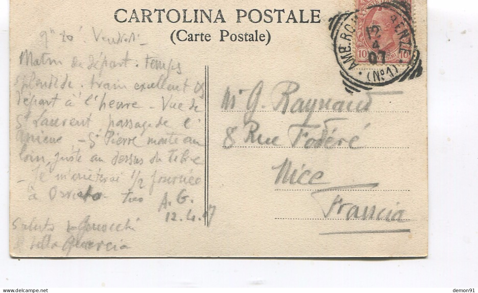 CPA - ROMA CHIESA DI SS. QUATTRO CORONATI - 1907  - - Chiese