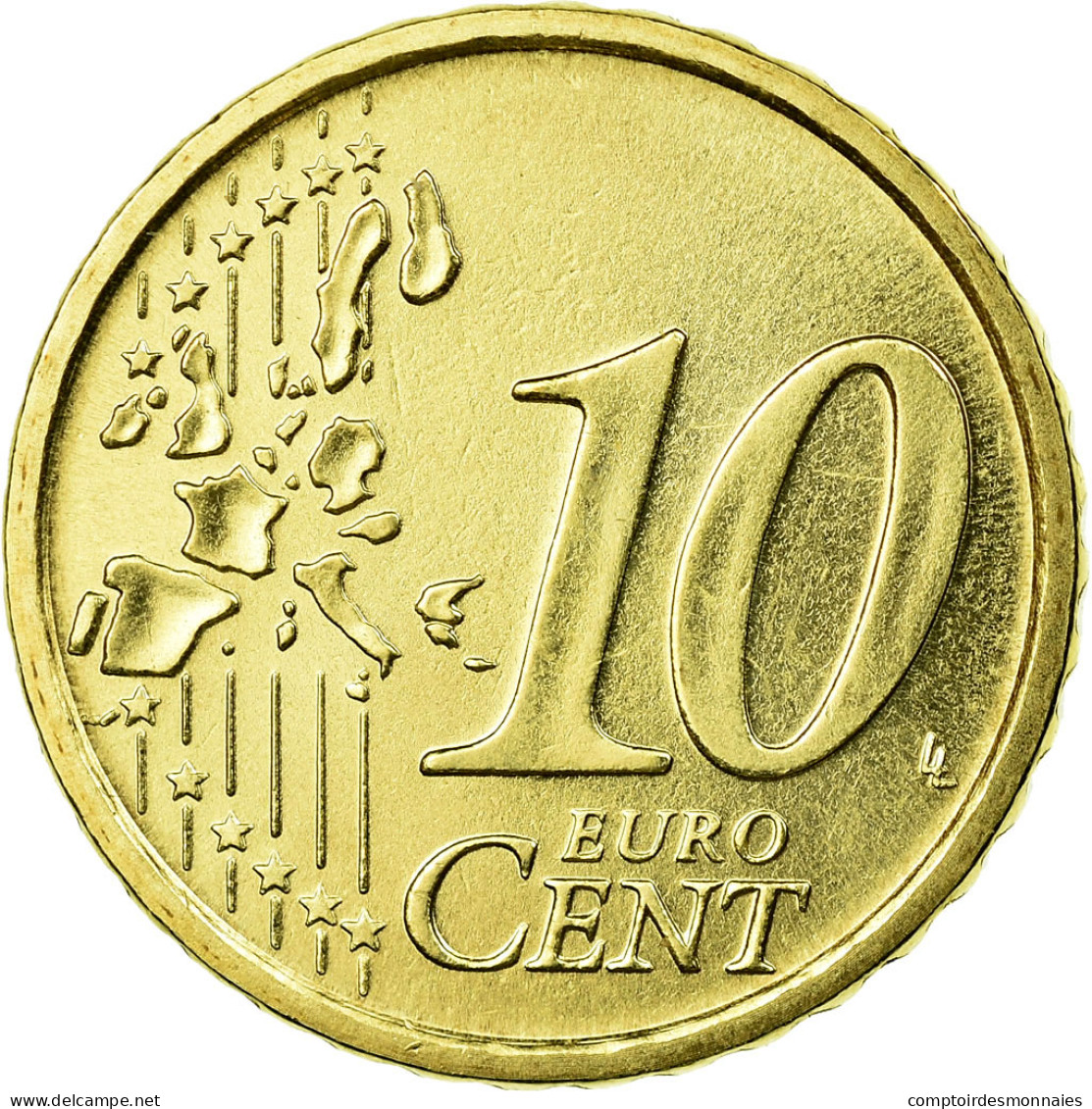 Cité Du Vatican, 10 Euro Cent, 2007, BU, SPL, Laiton, KM:378 - Vaticano (Ciudad Del)