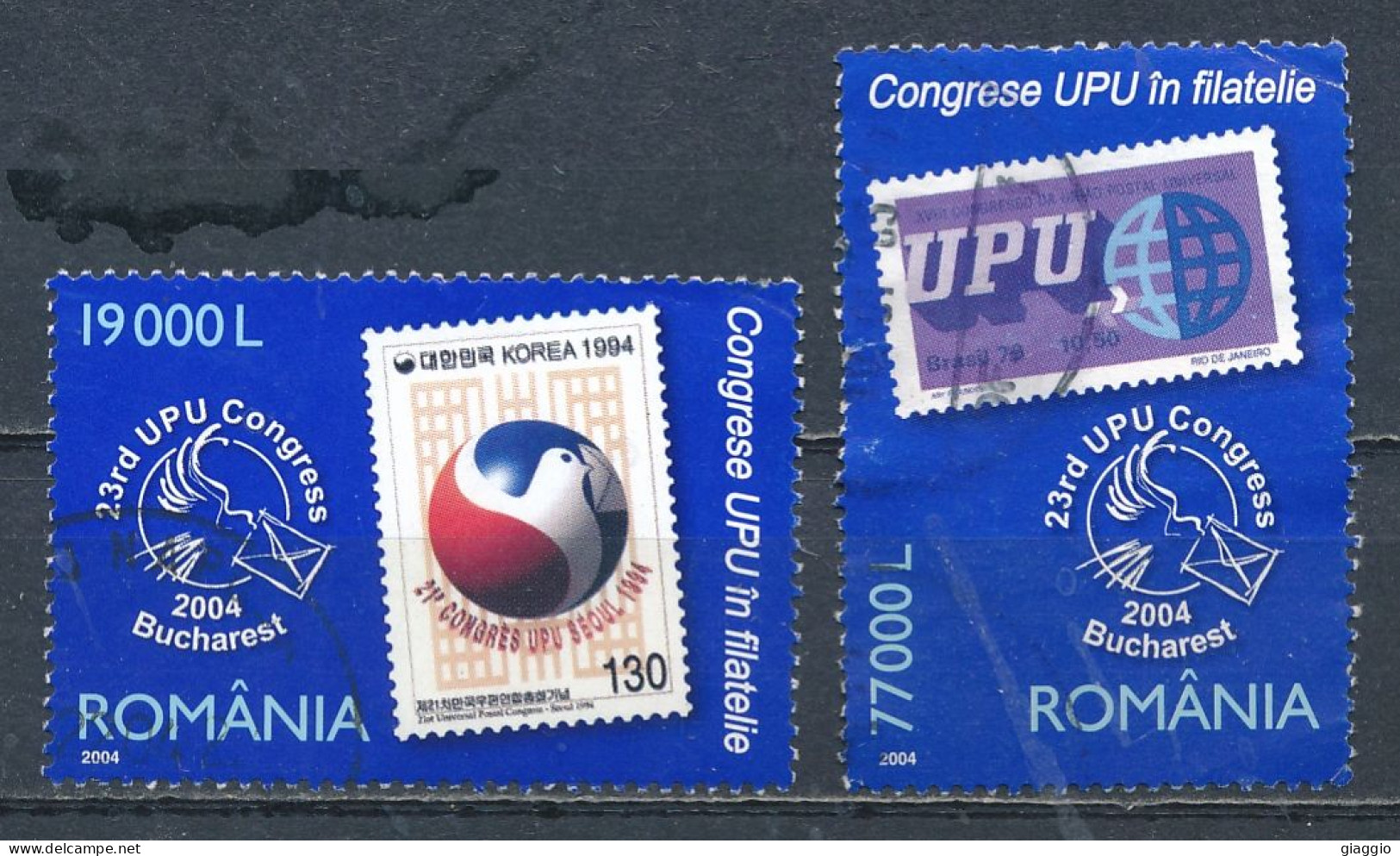 °°° ROMANIA - Y&T N° 4912/15 - 2004 °°° - Used Stamps