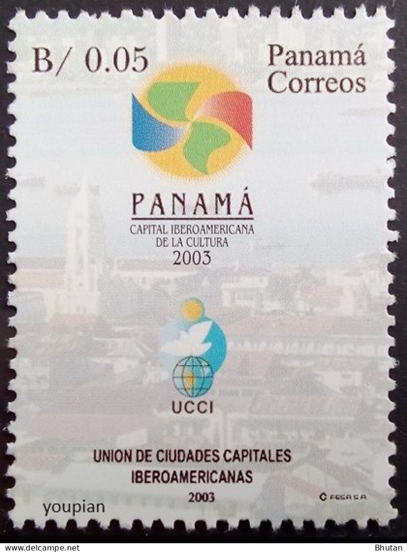 Panama 2003, Panama City - Cultural Capital, MNH Single Stamp - Panamá