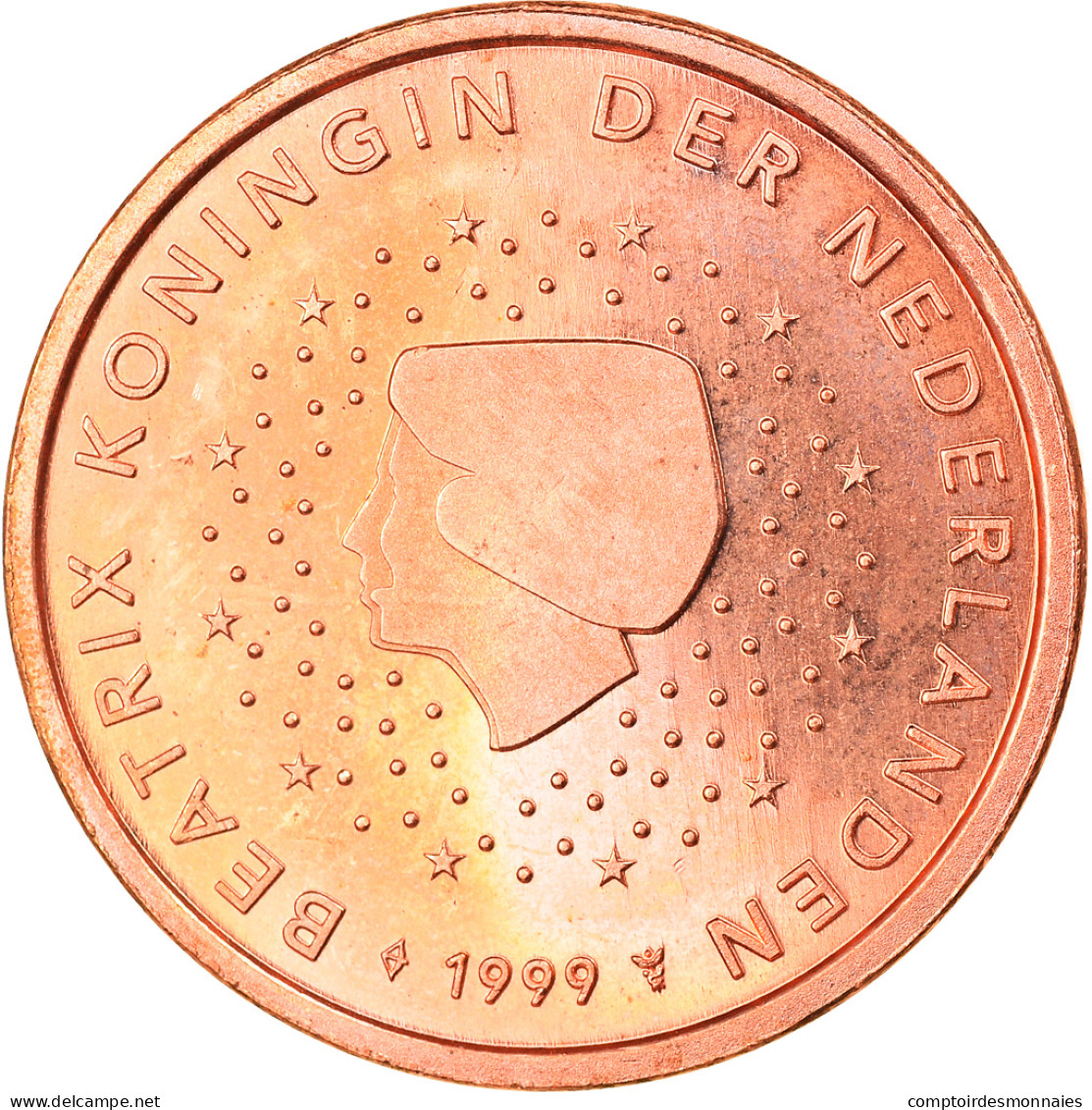 Pays-Bas, 5 Euro Cent, 1999, Utrecht, Proof, SPL, Copper Plated Steel, KM:236 - Pays-Bas