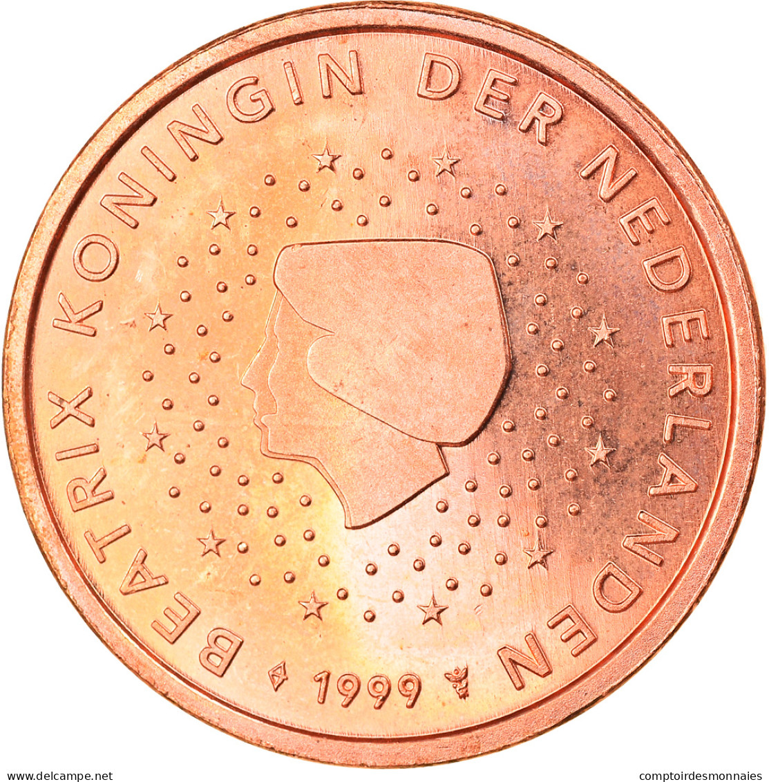 Pays-Bas, 5 Euro Cent, 1999, Utrecht, Proof, SPL, Copper Plated Steel, KM:236 - Paesi Bassi