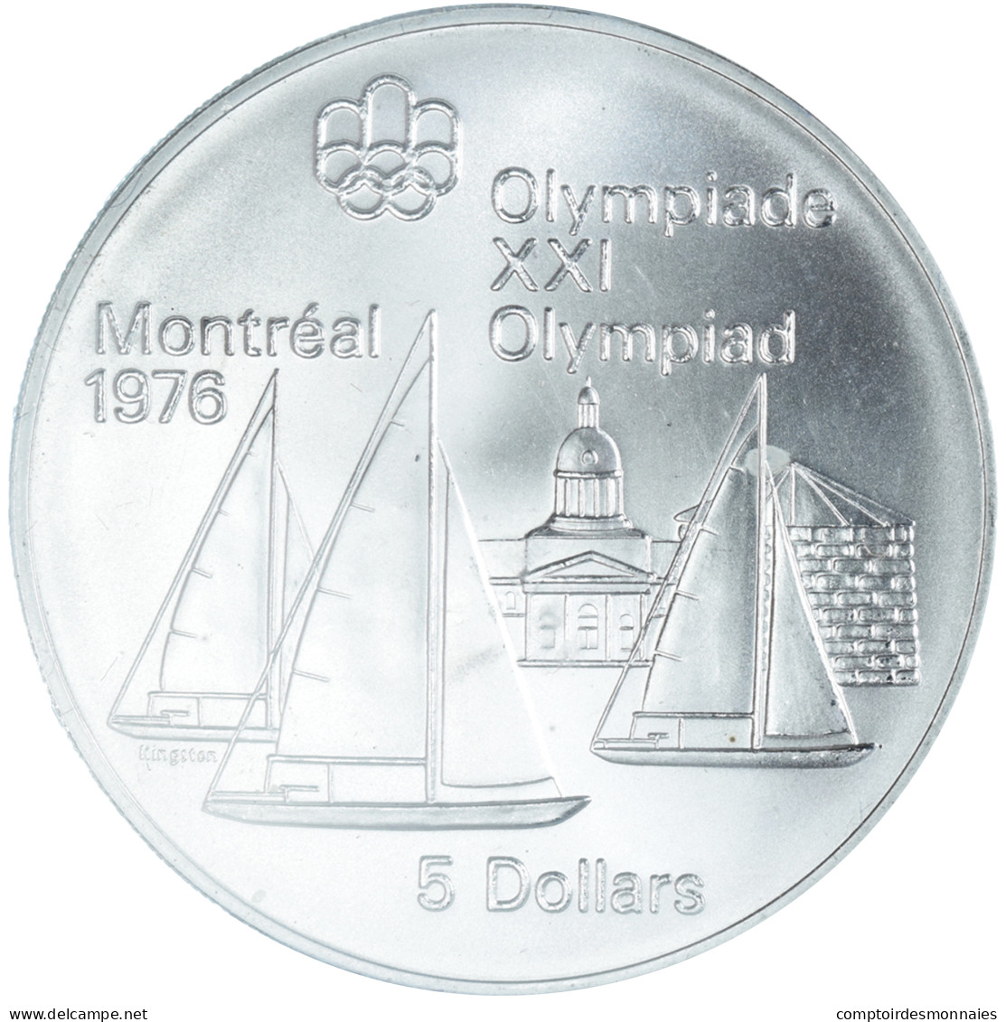 Monnaie, Canada, Elizabeth II, 5 Dollars, 1973, Royal Canadian Mint, Ottawa - Canada