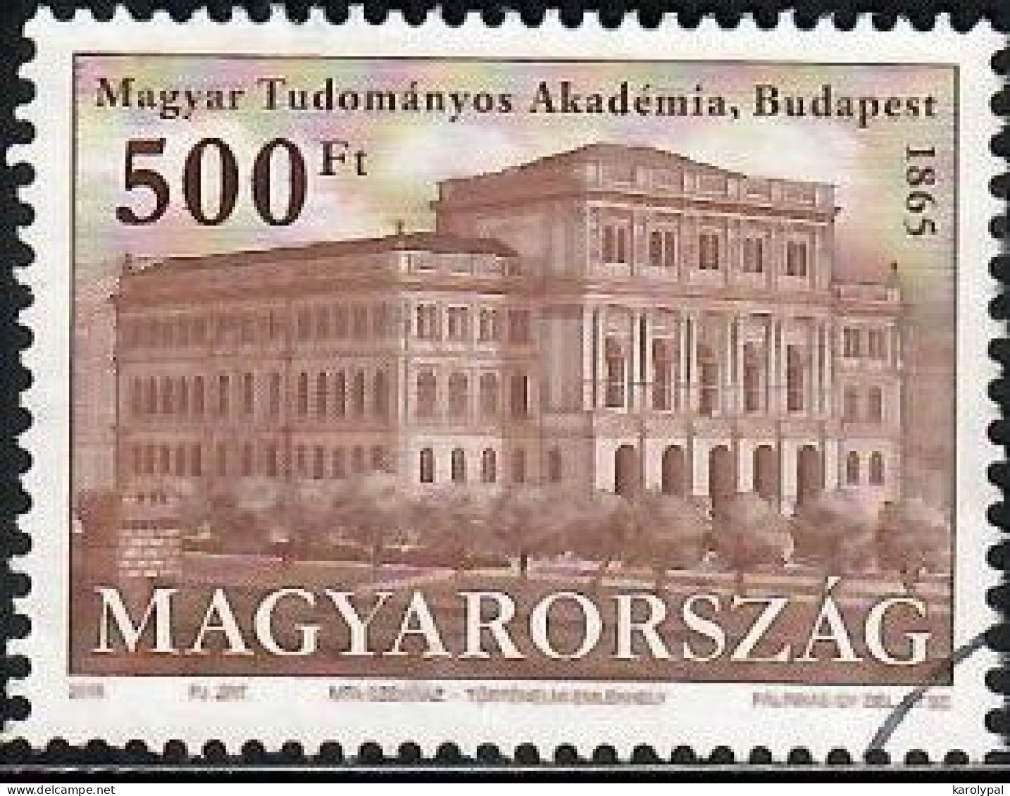 Hungary, 2015, Used, 150th Anniversary Of The Hungarian Academy Of Sciences Mi. Nr.5799 - Gebruikt