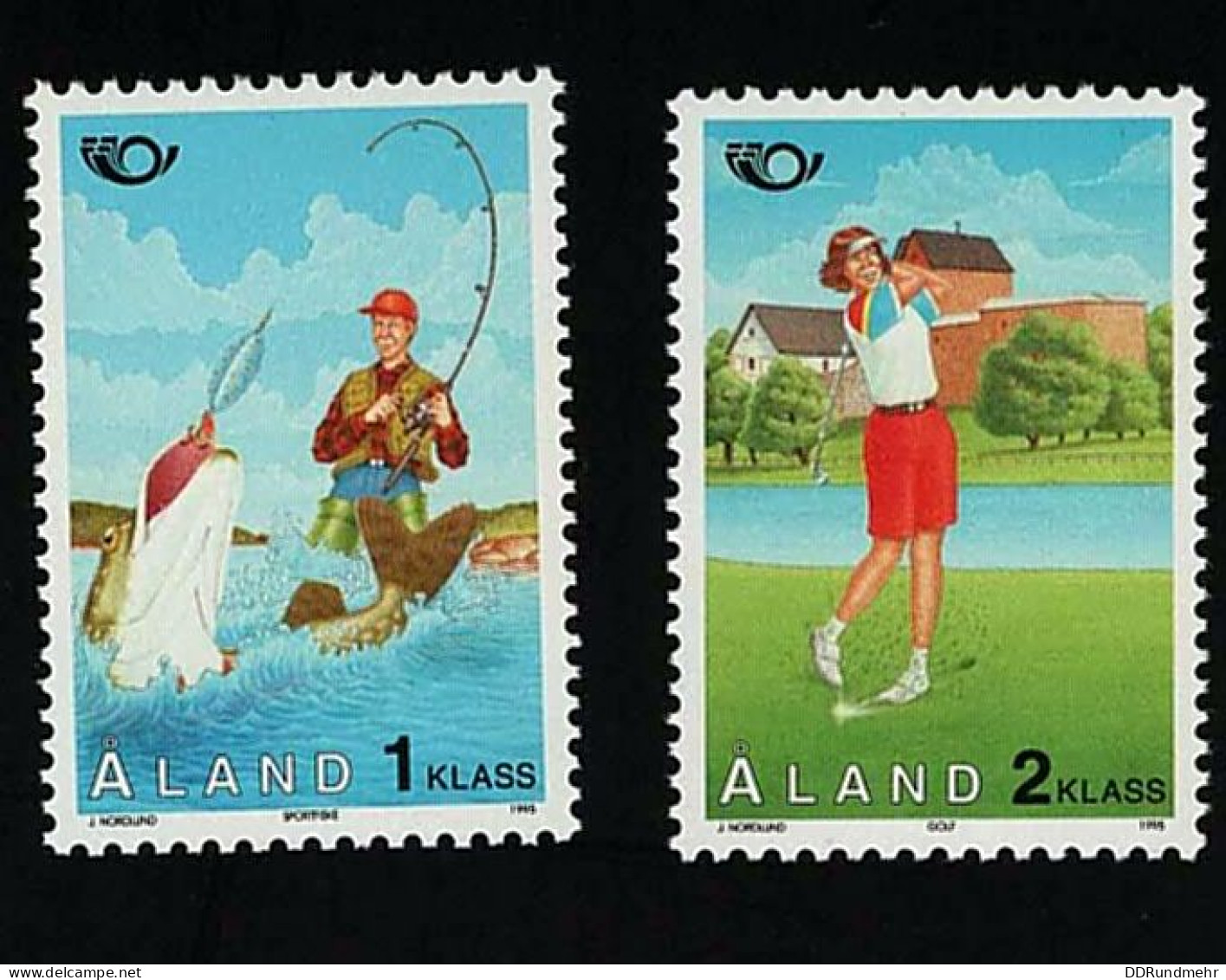 1995 Norden  Michel AX 102 - 103 Stamp Number AX 116 - 117 Yvert Et Tellier AX 103 - 104 Xx MNH - Aland