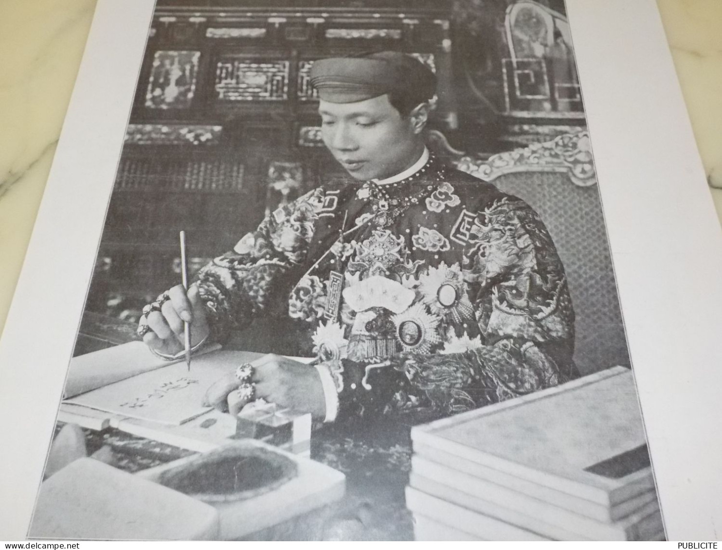 PHOTO S M KHAI DINH EMPEREUR D ANNAM 1922 - Non Classés