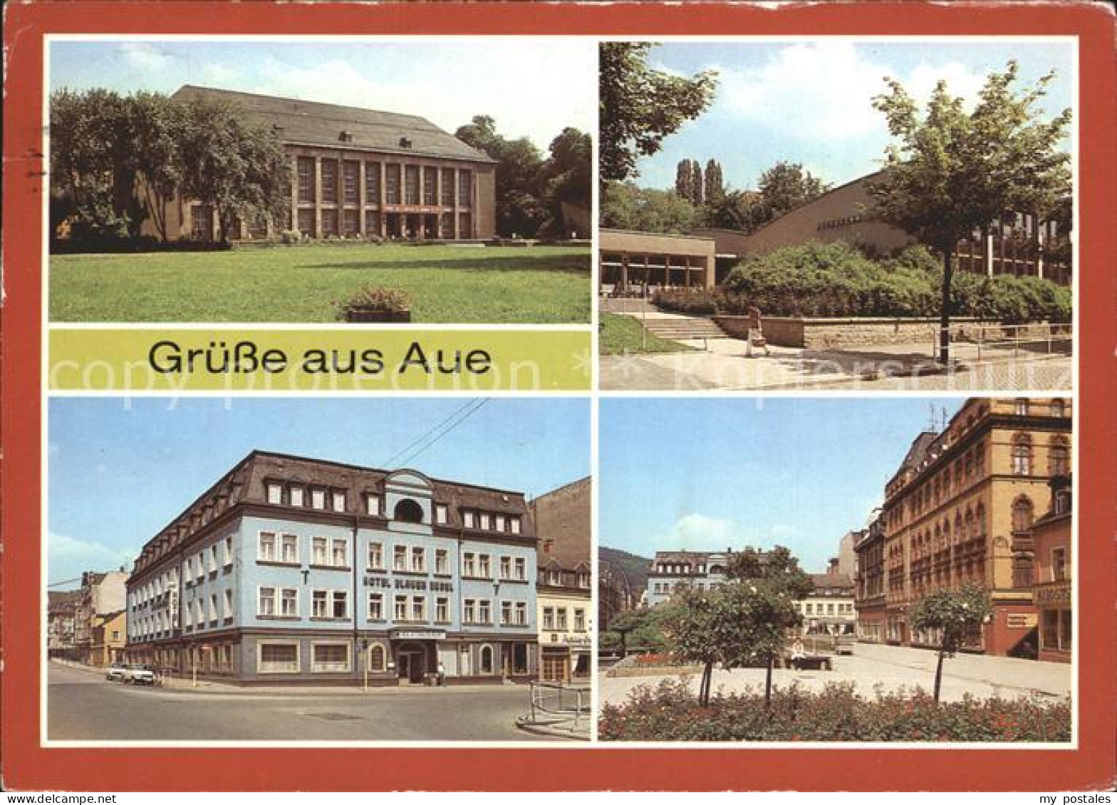 72243576 Aue Erzgebirge Kulturhaus Hotel-Blauer-Engel Altmarkt Aue - Aue