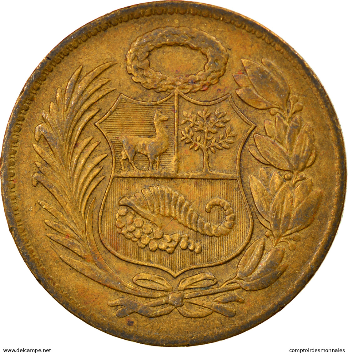 Monnaie, Pérou, Sol, 1963, Lima, TTB, Laiton, KM:222 - Peru