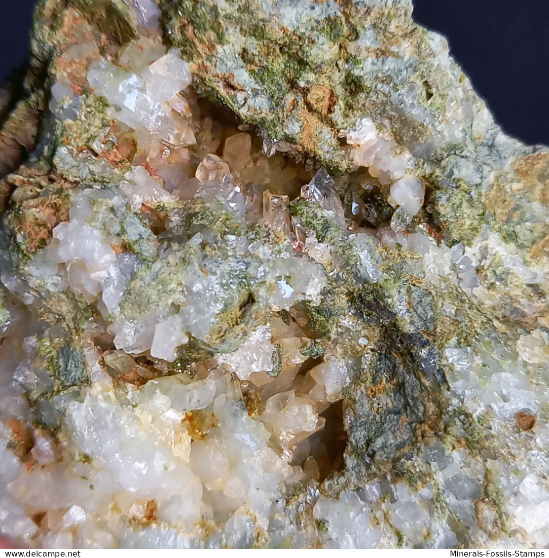 #G73 - Beaux Cristaux De QUARTZ Avec Micro Epidote (Mine Gambatesa, Val Graveglia, Ne, Gênes, Ligurie, Italie) - Minerales