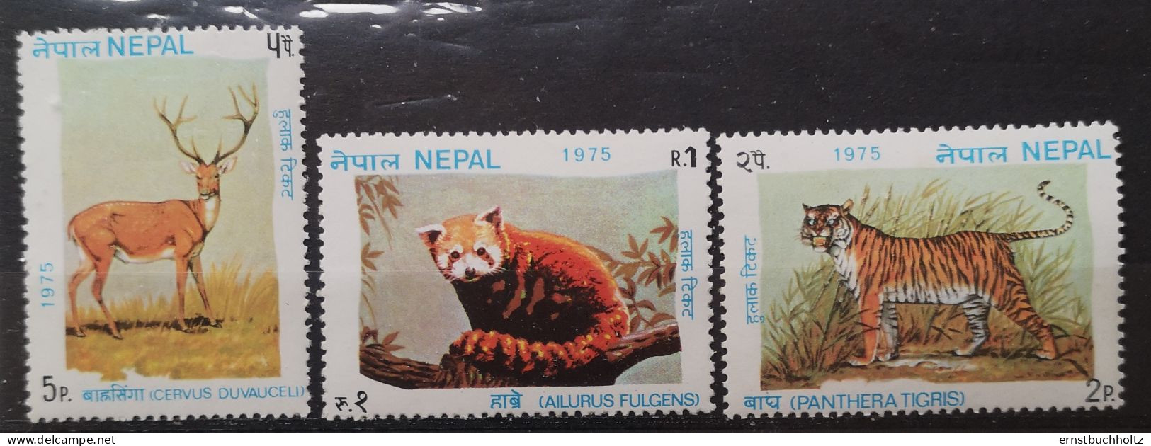 Nepal 1975 Wildlebende Säugetiere Mi 319/21** - Nepal