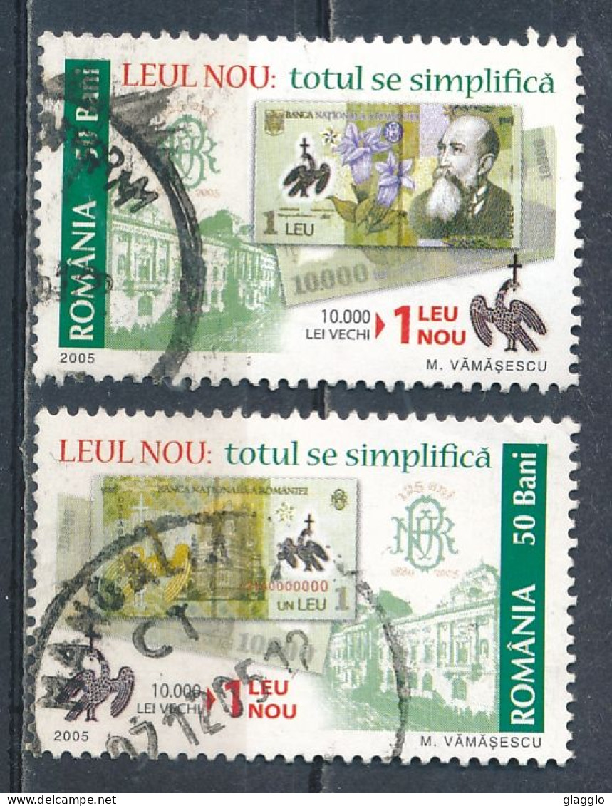 °°° ROMANIA - Y&T N° 4986/87 - 2005 °°° - Used Stamps