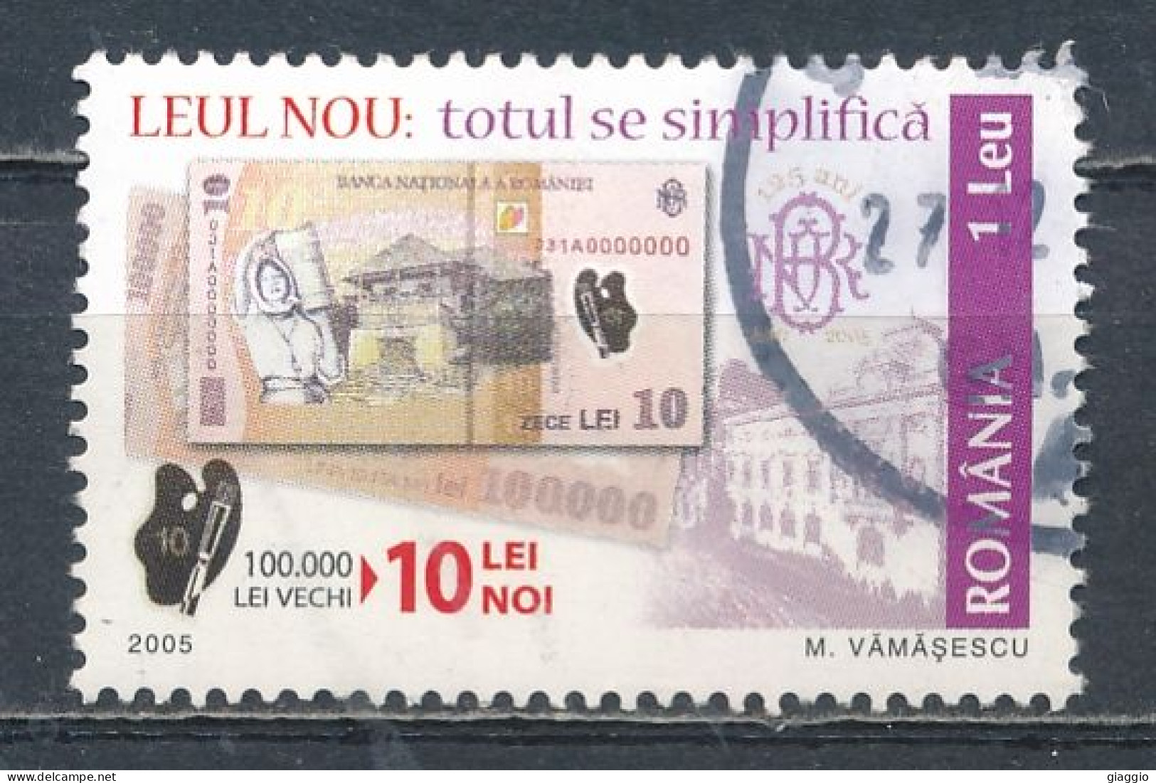 °°° ROMANIA - Y&T N° 4993 - 2005 °°° - Used Stamps
